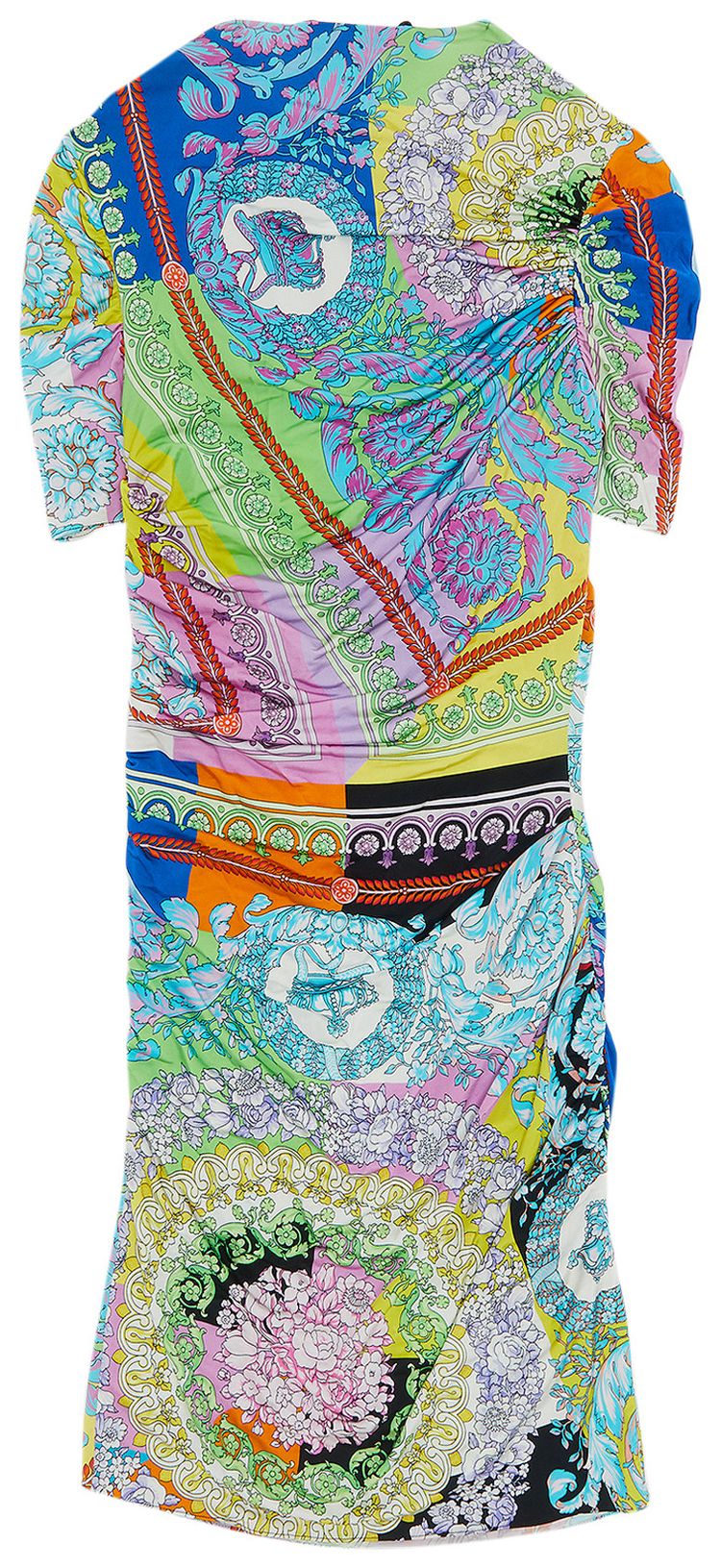 Vintage Versace Printed Dress Multicolor From the Closet of Sita Abellan
