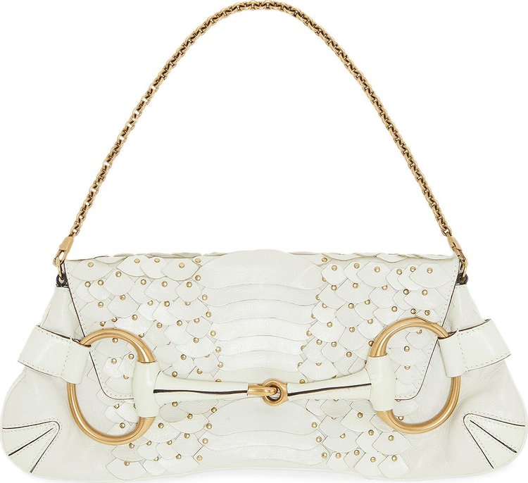 Vintage Gucci x Tom Ford Horsebit 1955 Leather Top Handle Bag 'Ivory', From  the Closet of Sita Abellan | GOAT