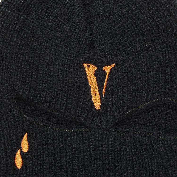 Vlone Balaclava Knit Cap Mask Black