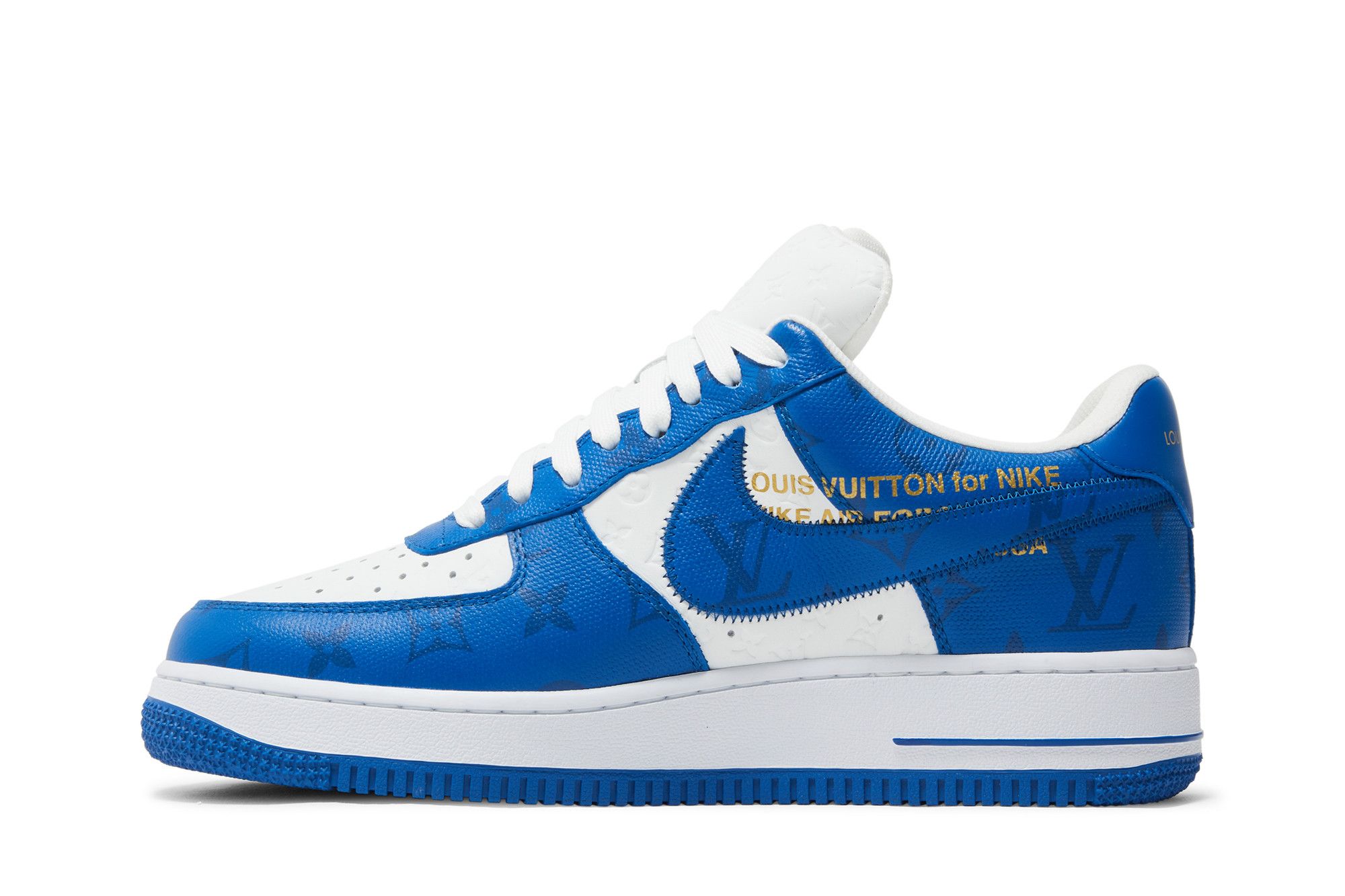 Buy Louis Vuitton x Air Force 1 Low White Team Royal 1A9V WHITE ROYAL GOAT CA