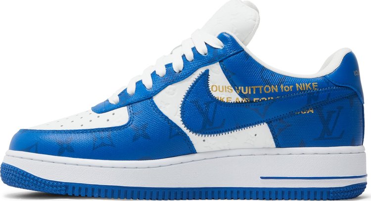 Louis Vuitton x Air Force 1 Low White Team Royal