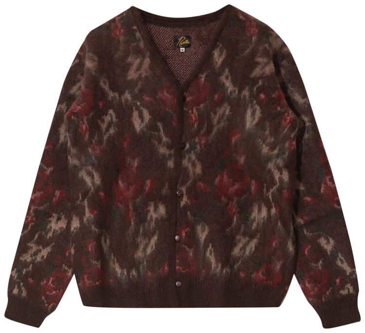 Needles Mohair Cardigan Dark Brown