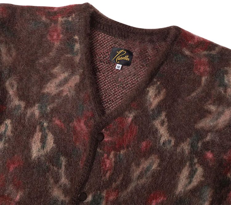 Needles Mohair Cardigan Dark Brown