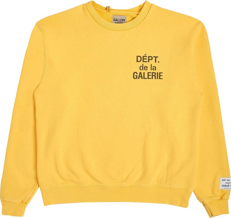 Gallery Dept. Art That Kills Reversible Crewneck Sweatshirt 'Yellow'