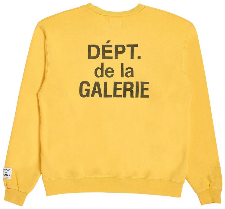 Gallery Dept Art That Kills Reversible Crewneck Sweatshirt Yellow