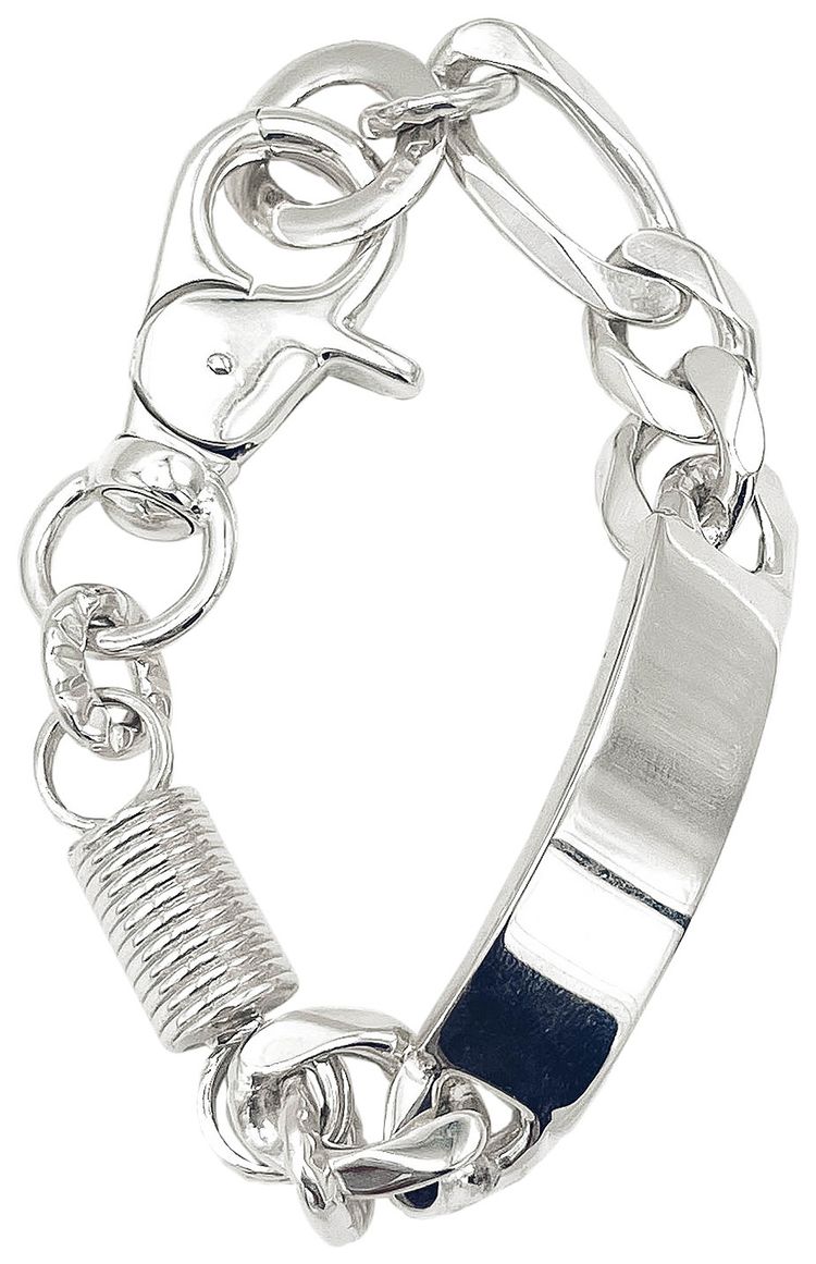 Martine Ali Complex ID Bracelet Silver