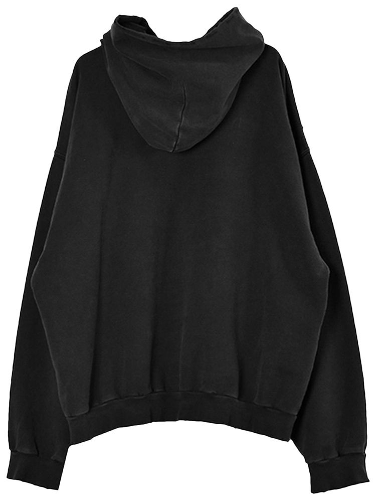 Balenciaga Medium Fit Hoodie EcruBlack