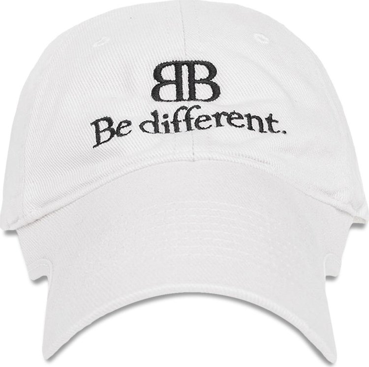 Balenciaga Be Different Baseball Cap 'Ecru/Black'