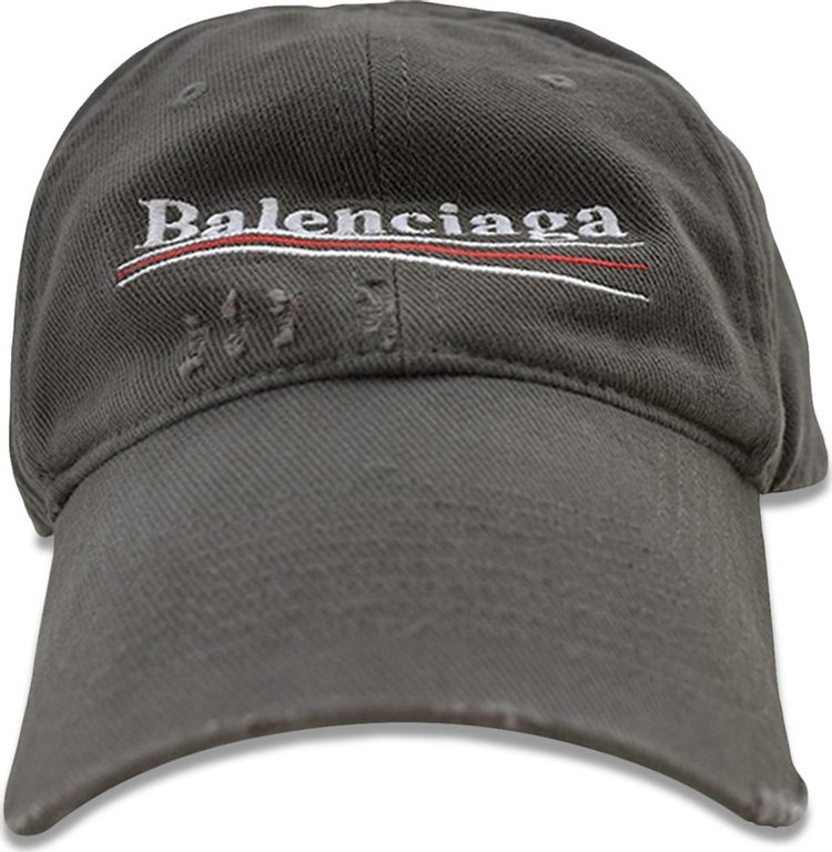 Balenciaga Political Campaign Cap 'Smoked Grey'