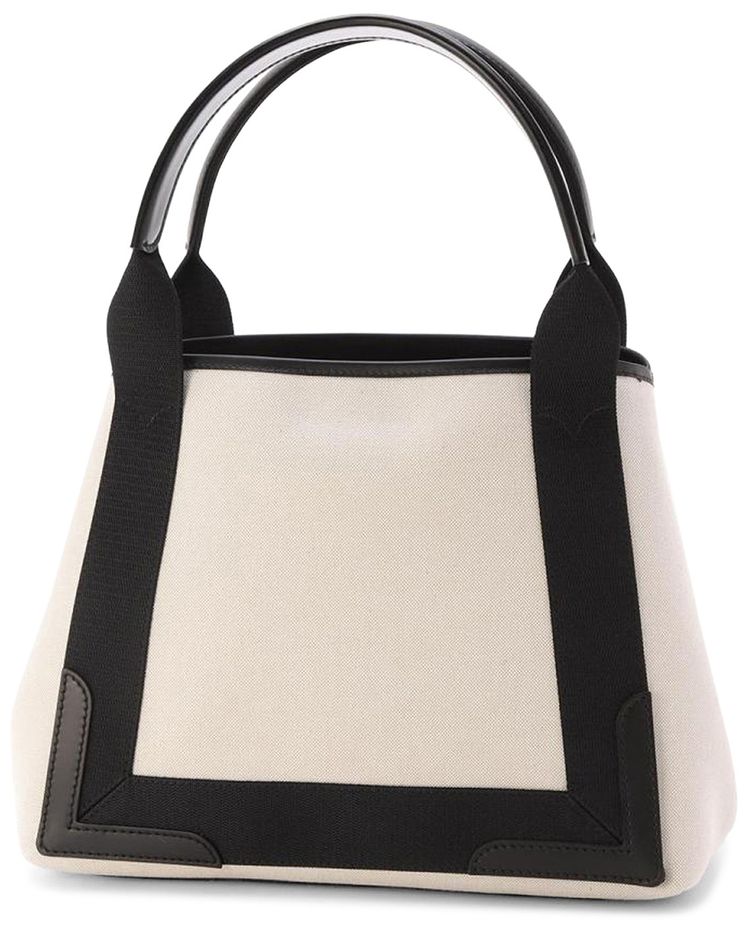 Balenciaga Small Cabas Tote Bag NatrualBlack