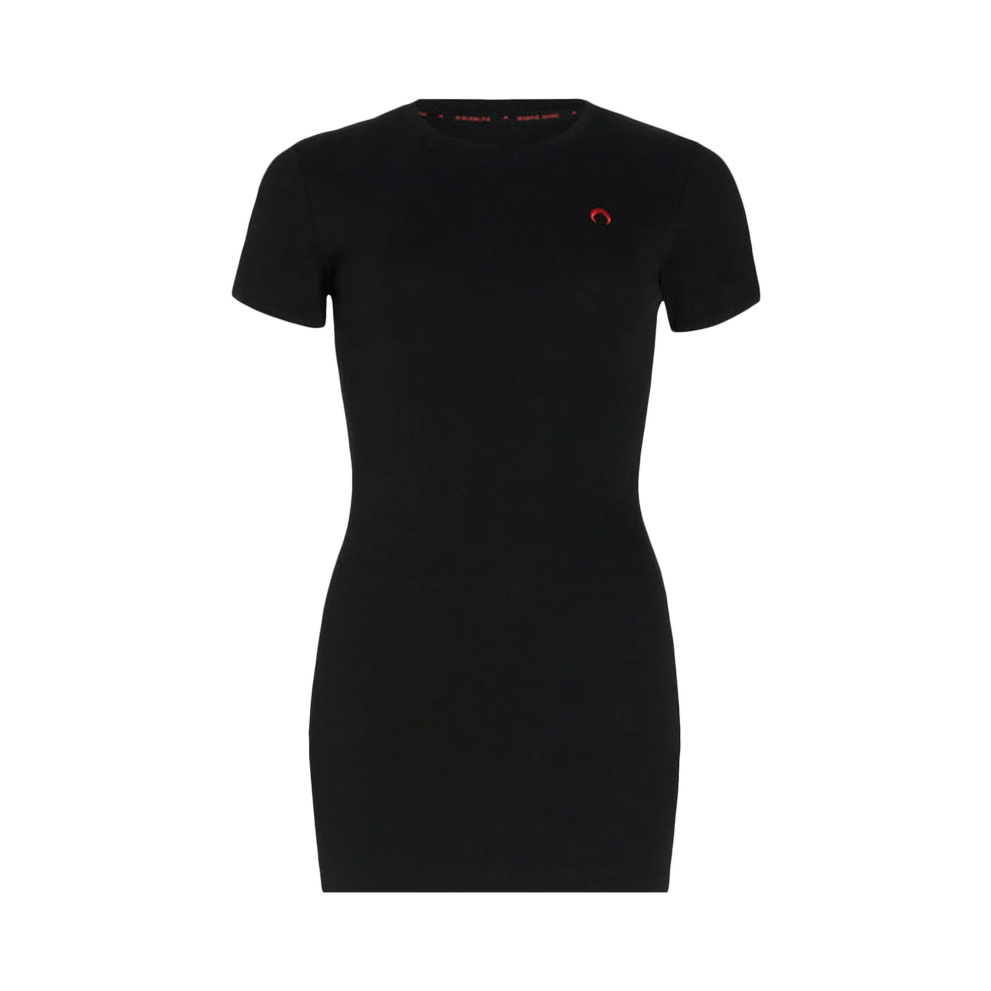 Buy Marine Serre Short T-Shirt Dress 'Black' - T051FW22W 00 | GOAT