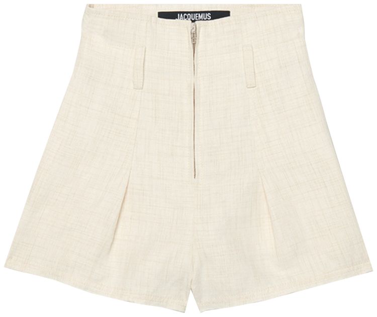 Jacquemus Le Short Santon Off White