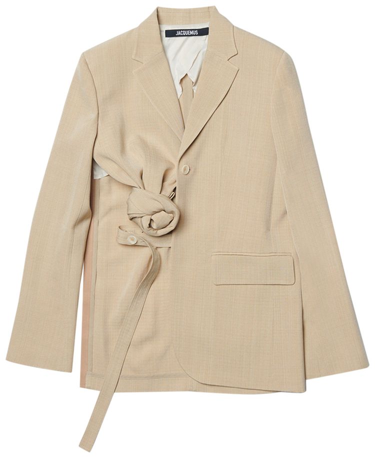 Jacquemus La Veste Baccala Dark Beige