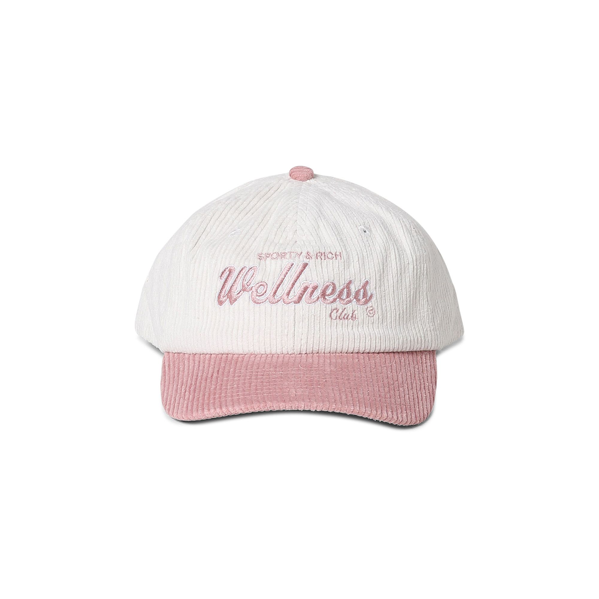 Buy Sporty & Rich Wellness Club Corduroy Hat 'White/Rose' - AC621WH WHIT |  GOAT