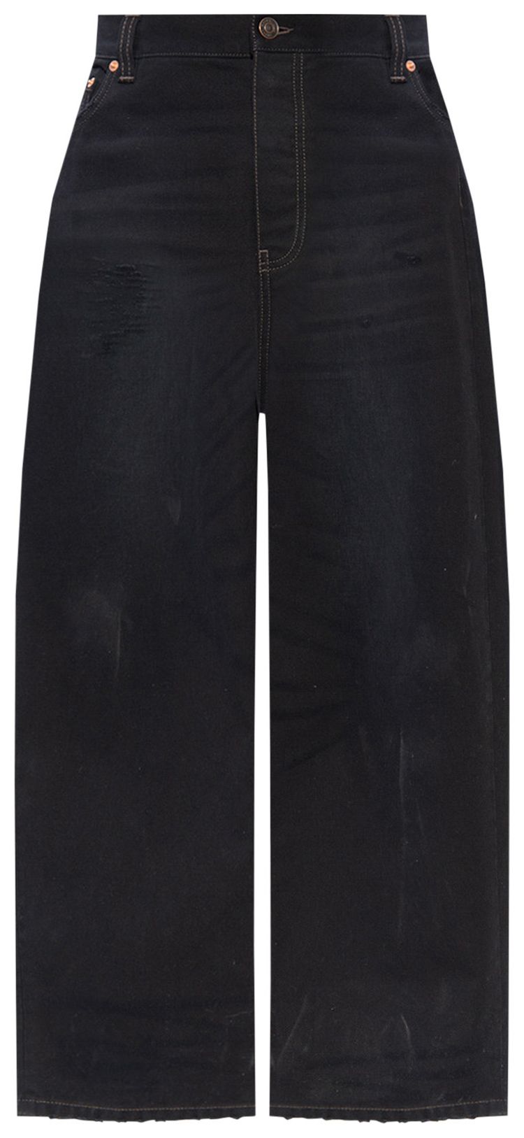 Balenciaga Large Baggy Jeans Matte Black