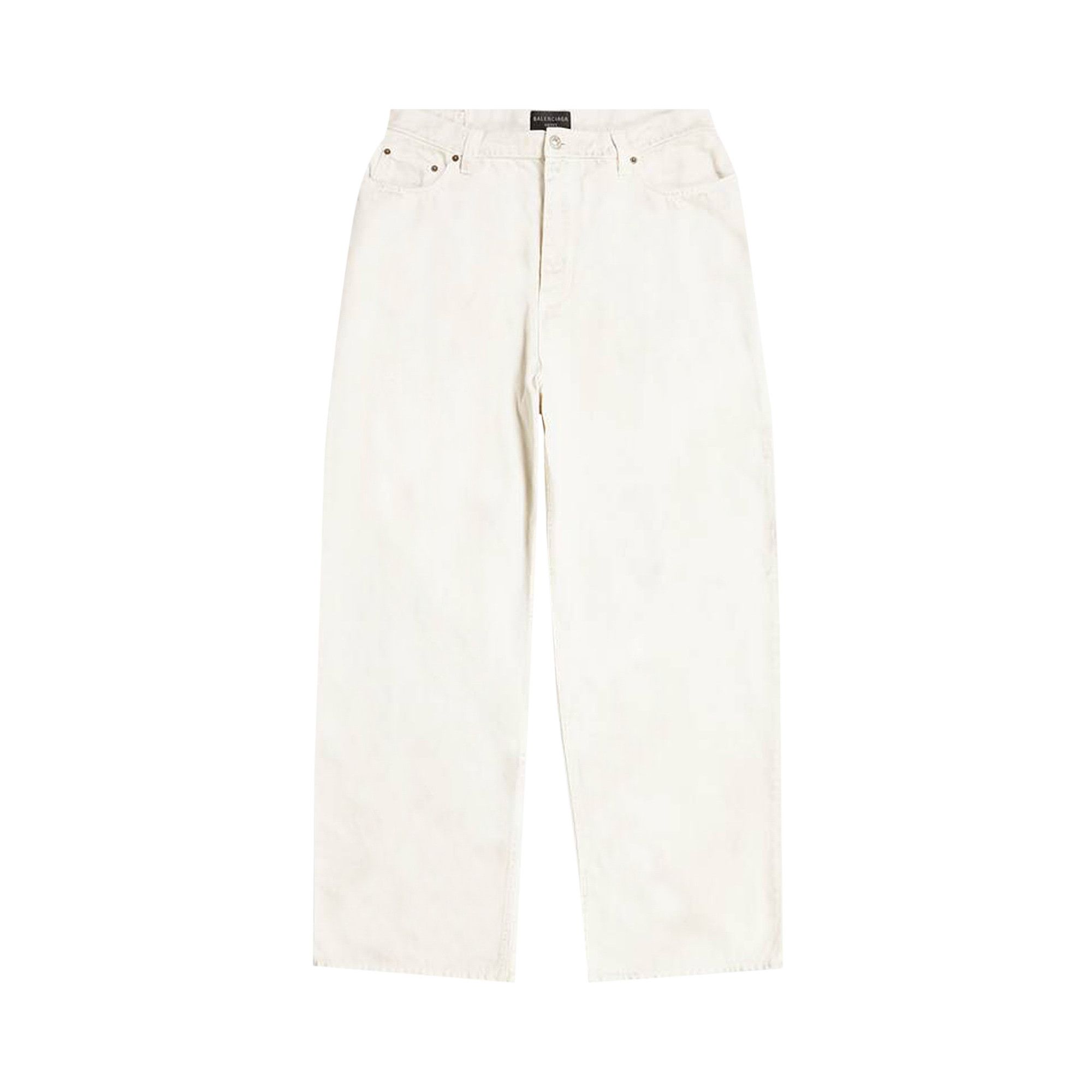 Buy Balenciaga Large Baggy Jeans 'Dirty Cream' - 719341 TNW03 9036