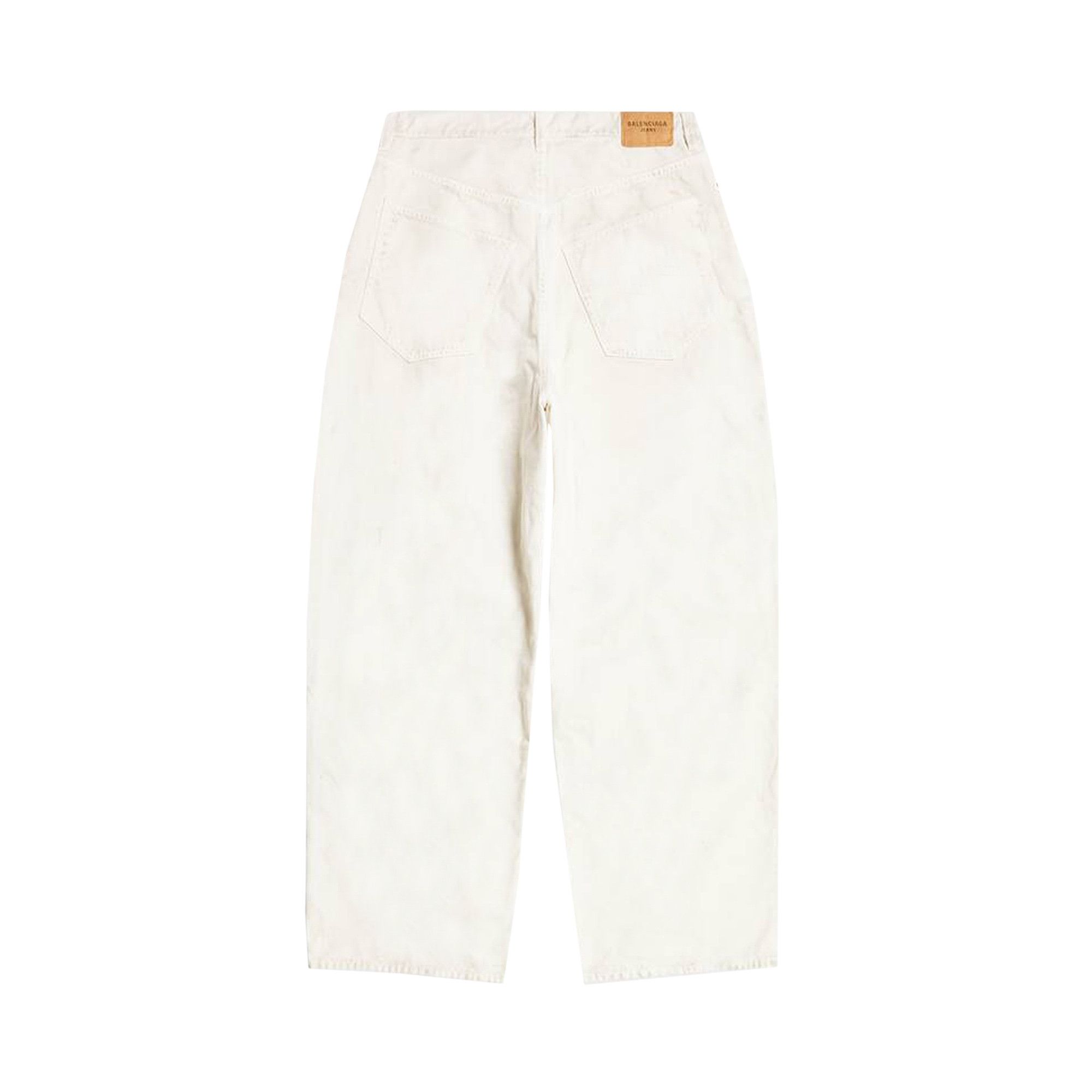 Buy Balenciaga Large Baggy Jeans 'Dirty Cream' - 719341 TNW03 9036