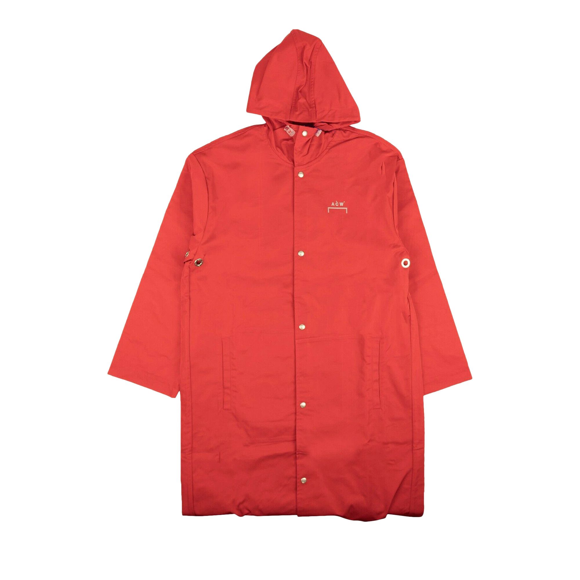 Buy A Cold Wall Rubberised Coat Red ACW MF19 CNC04 RED GOAT UK