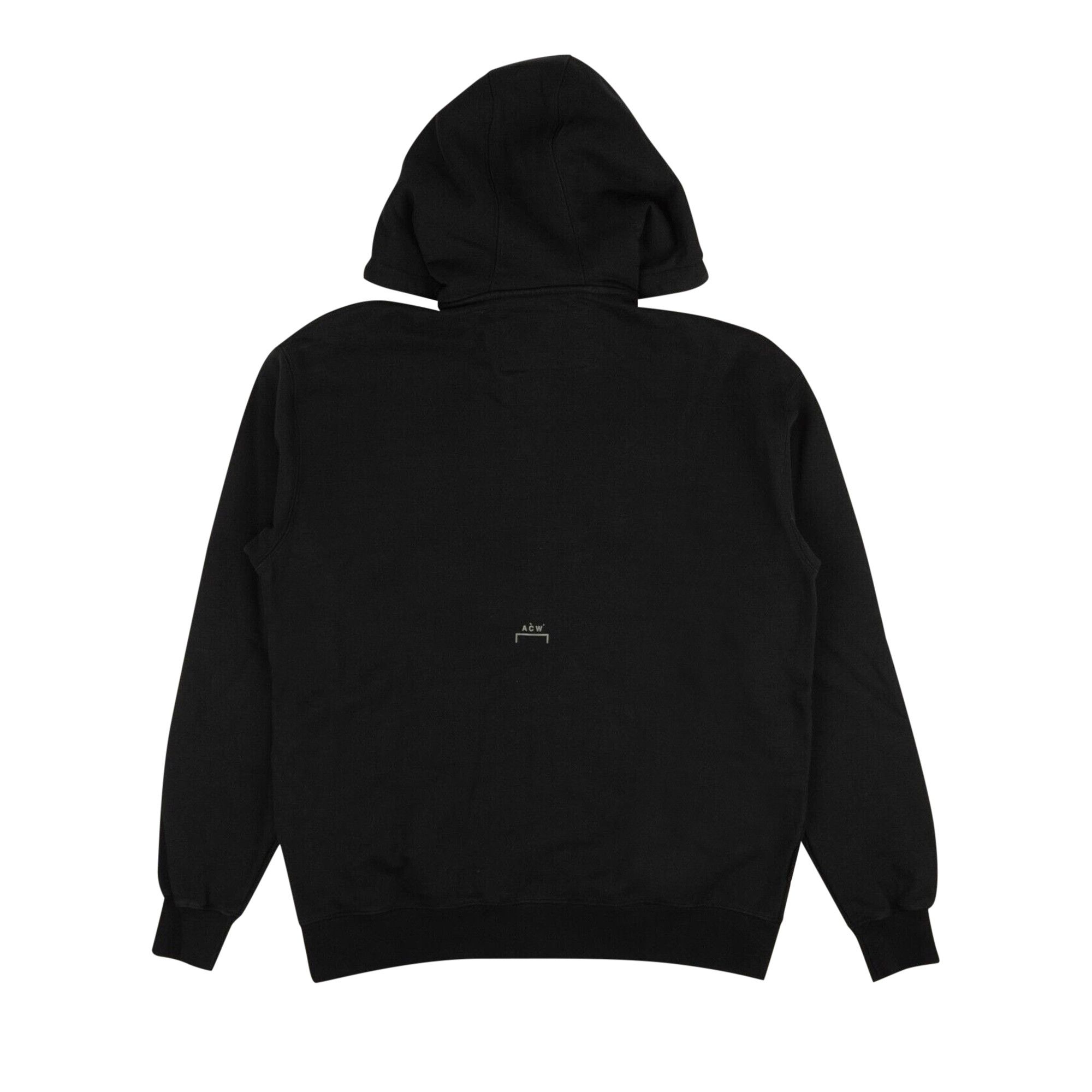 Buy A-Cold-Wall* Logo Zip Hoodie 'Black' - ACWMW002WHL BLAC | GOAT