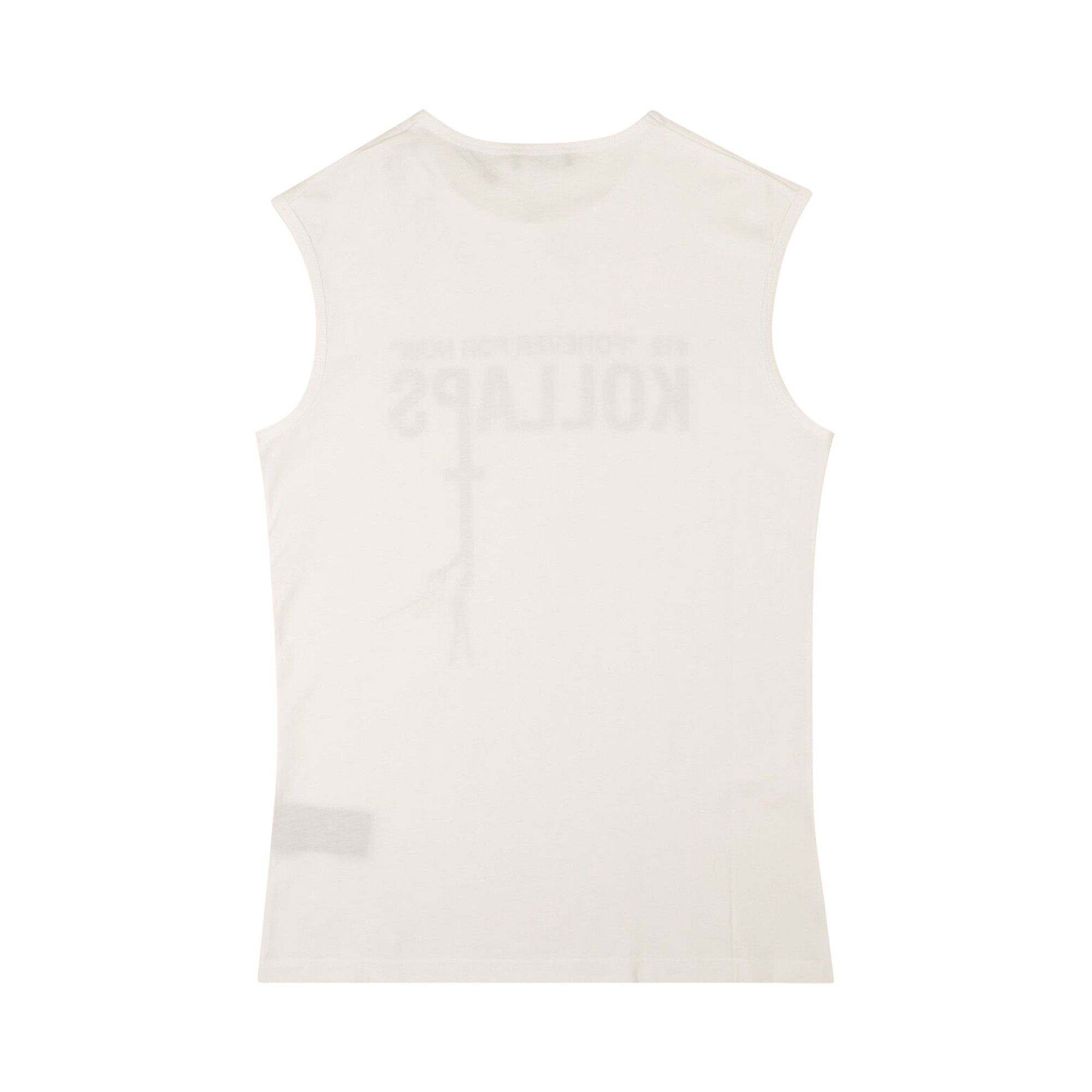 Buy Raf Simons Redux Sleeveless Slim Fit T-Shirt With Kollaps