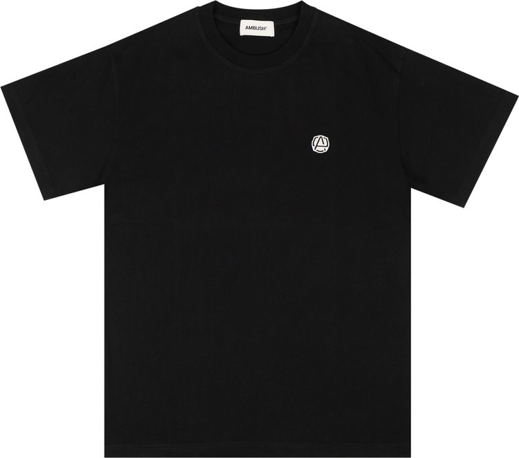 Ambush Emblem Basic T-Shirt 'Black/Off White'
