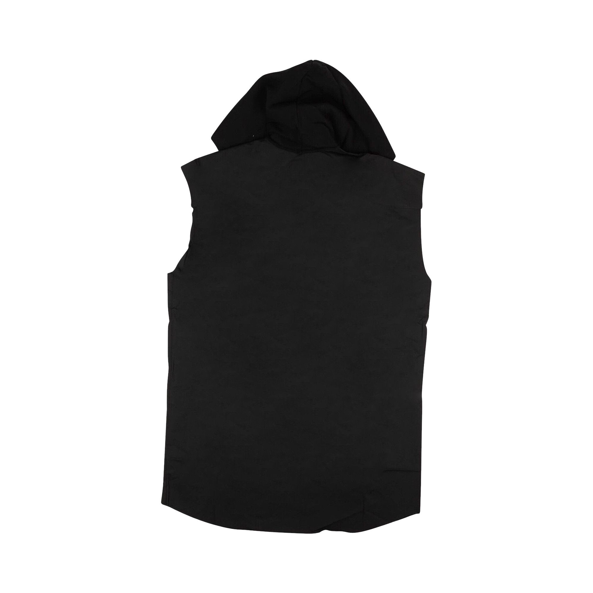 Buy Raf Simons Sleeveless Hooded Patches Shirt 'Black