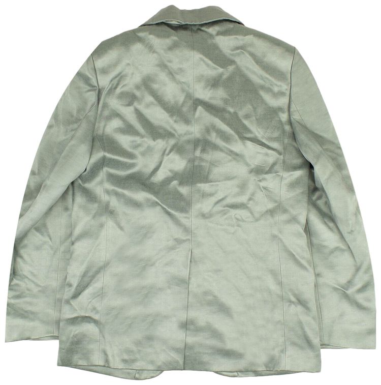 Off White Boyfriend Blazer Green