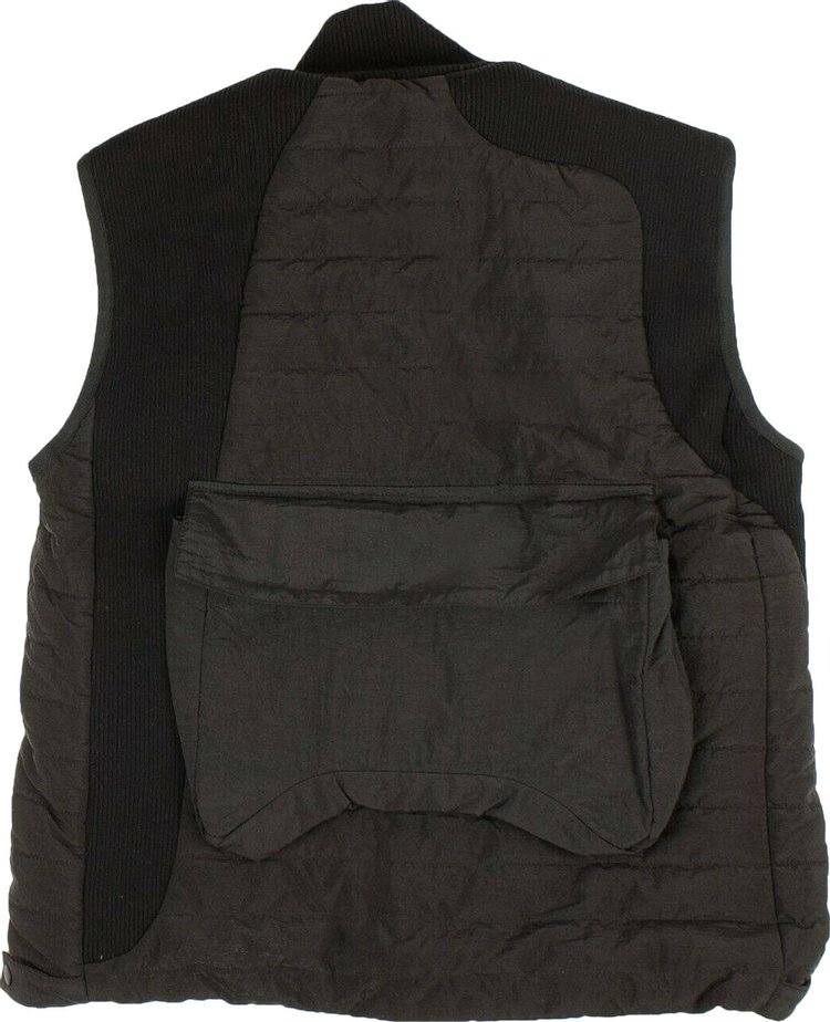 A Cold Wall Down Turtleneck Vest Black