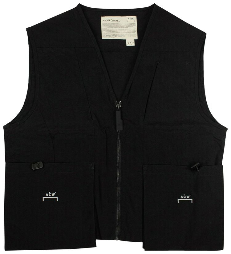 A Cold Wall Pocket Vest Black