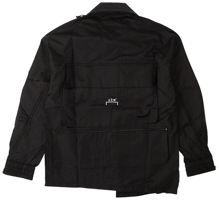A Cold Wall Logo Windbreaker Jacket Black