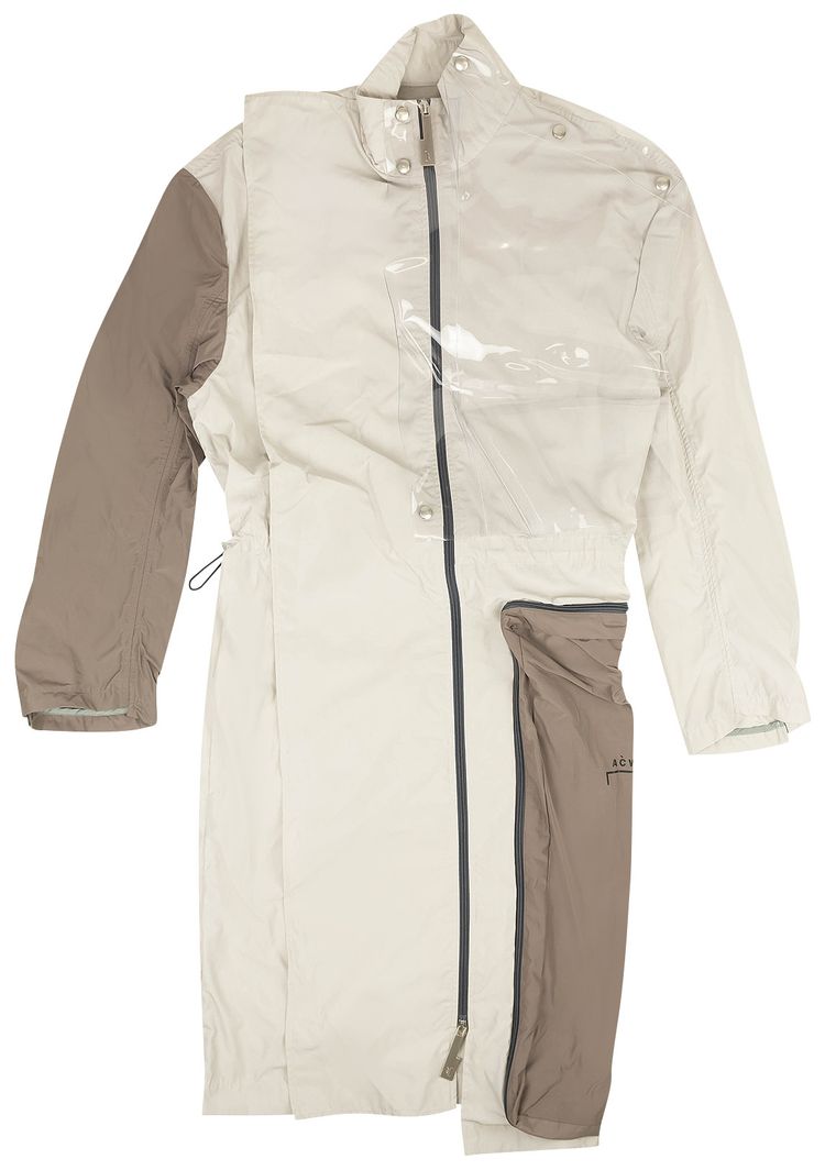 A Cold Wall Asymmetrical Raincoat Translucent