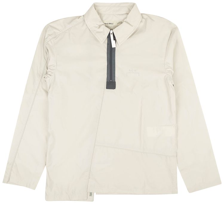 A Cold Wall Half Zip Track Shirt Cream
