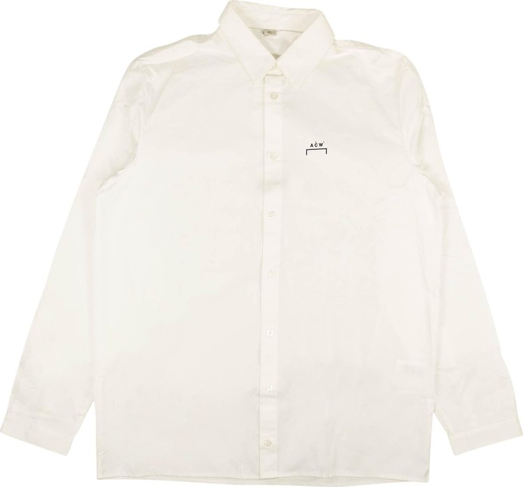 Buy A-Cold-Wall* Long-Sleeve Button Down Shirt 'White' - ACW MF19 SC01 ...