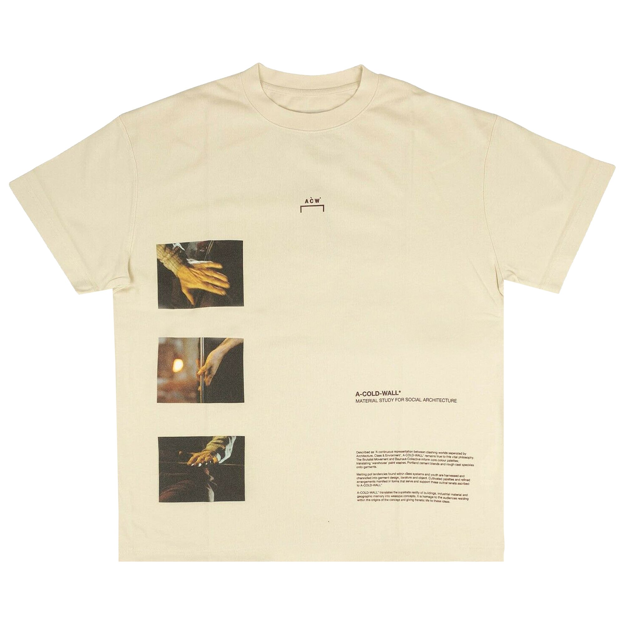 Buy A-Cold-Wall* Almond Hands Graphic Short-Sleeve T-Shirt 'Off