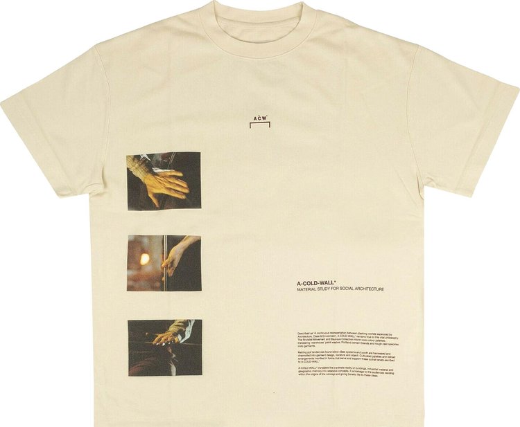 A-Cold-Wall* Almond Hands Graphic Short-Sleeve T-Shirt 'Off White'