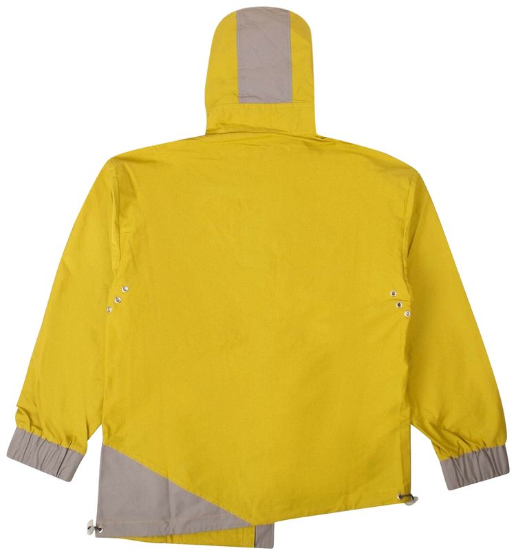 A Cold Wall Asymmetrical Hooded Windbreaker Multicolor