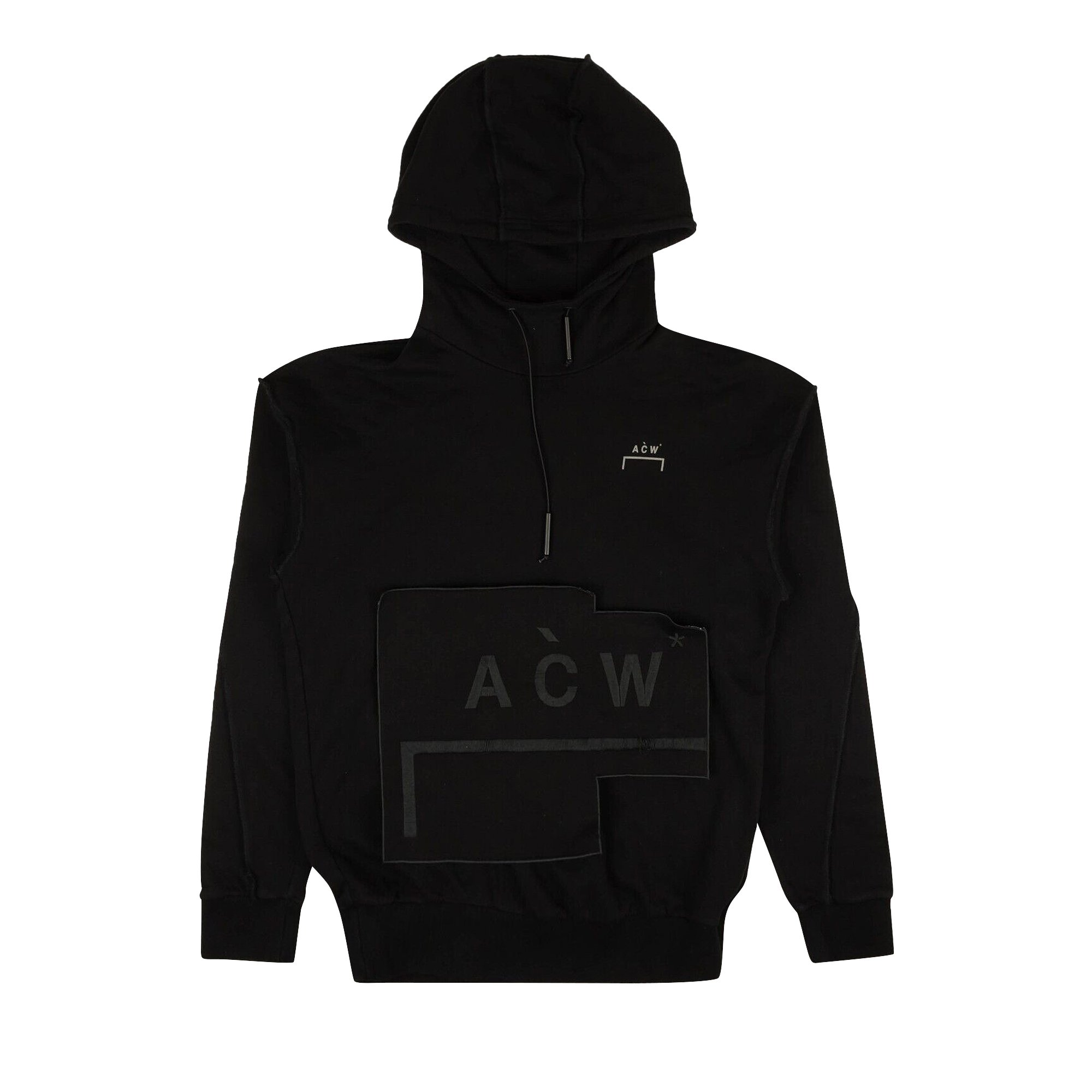 Buy A-Cold-Wall* Velcro Logo Patch Hoodie 'Black
