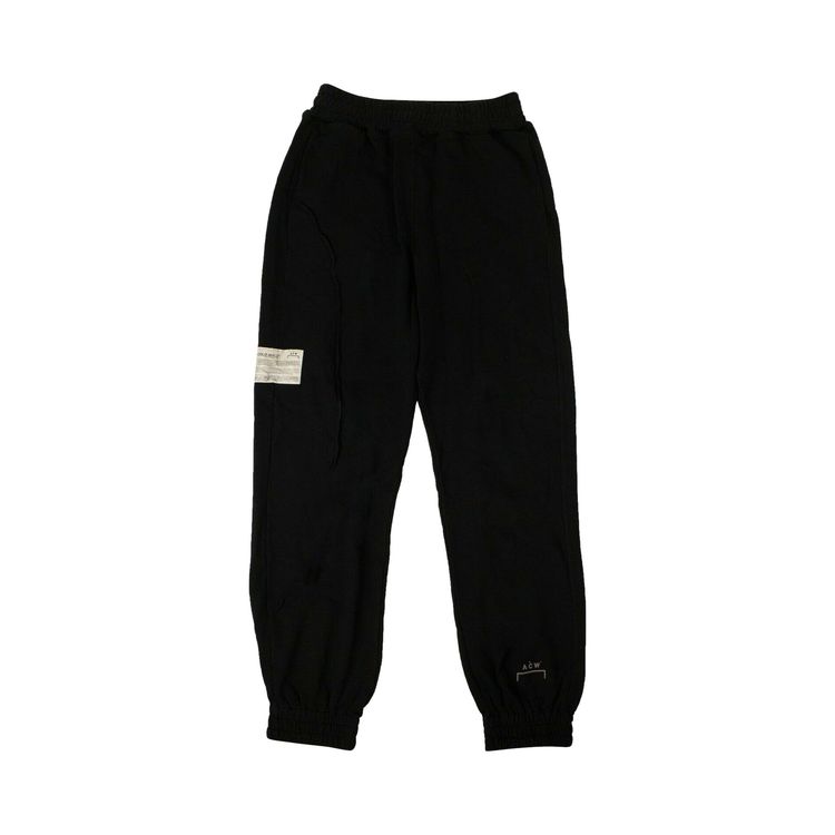 A Cold Wall Stitching Detail Sweatpant Black