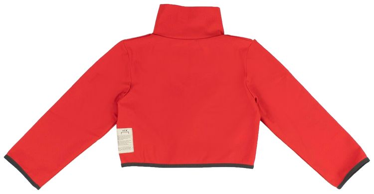 A Cold Wall Cropped Track Top Red