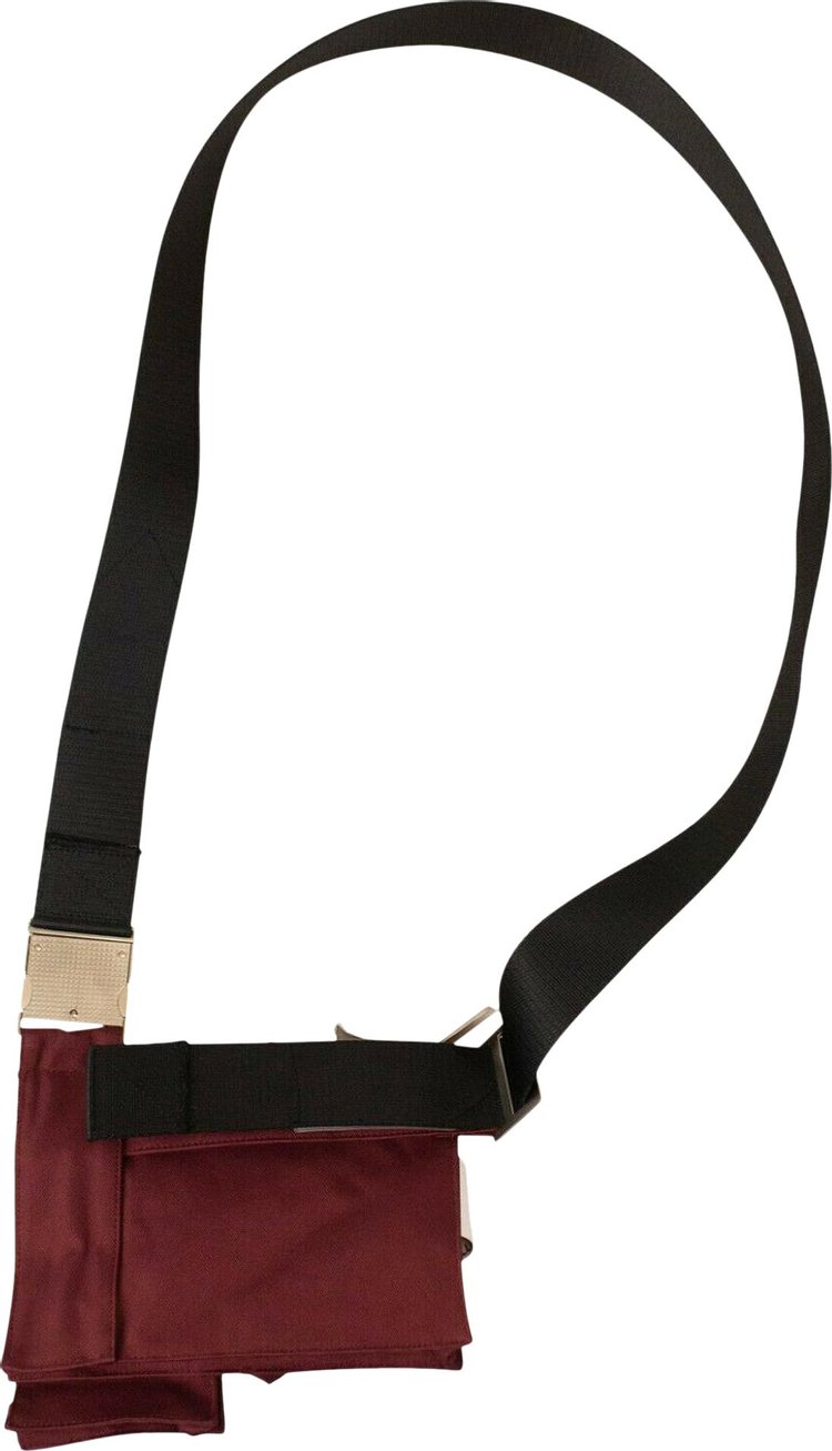 A Cold Wall Logo Belt Bag Red