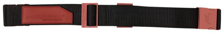 A Cold Wall Logo Belt Black