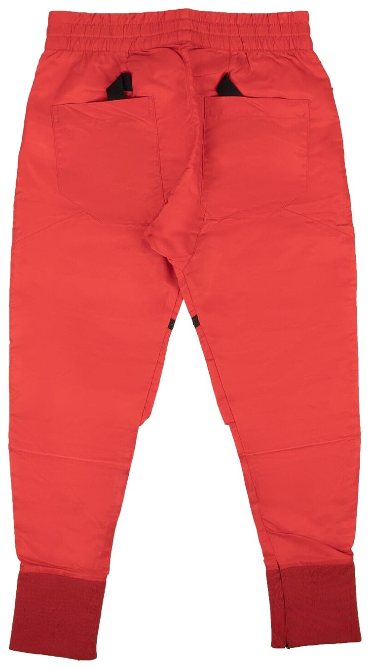 Pyer Moss Satin Zipper Pant Red
