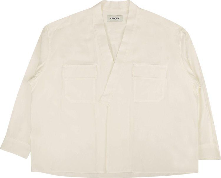 Ambush Open Kimono Shirt 'Off White'