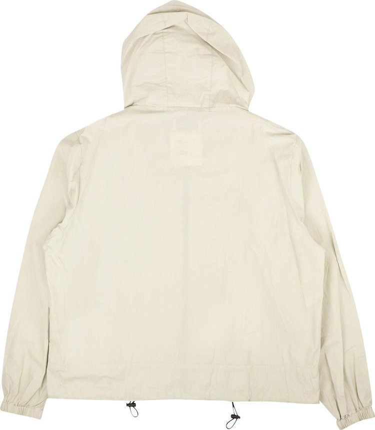 Ambush Logo Zip Up Hoodie Light Grey