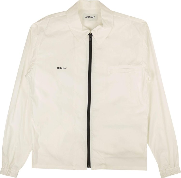 Ambush Zip Pocket Shirt Jacket 'White'