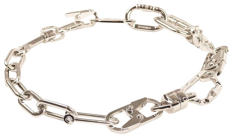 Ambush Metal Carabiner Necklace Silver