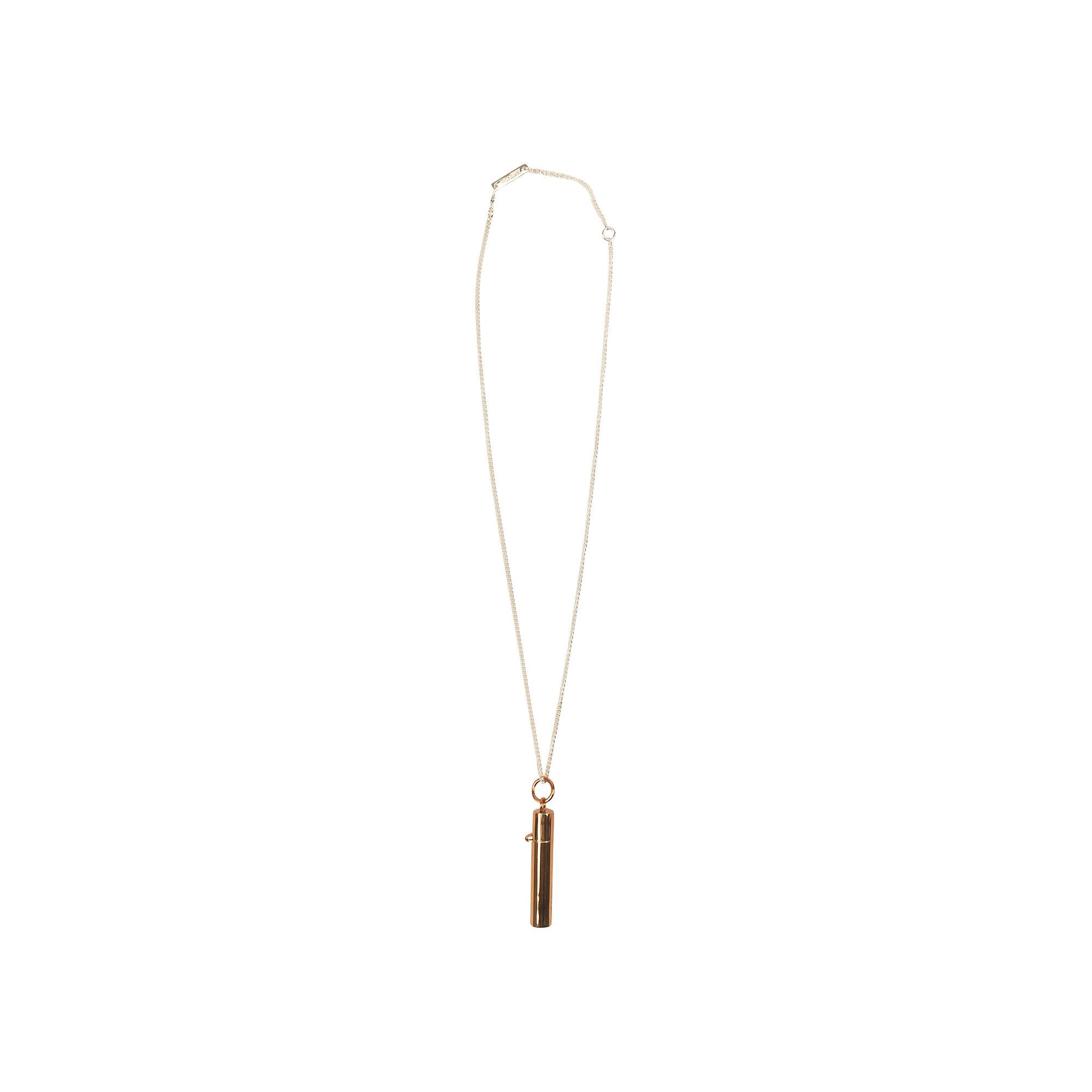 ネックレス・チョーカー AMBUSH NECKLACE WITH PILLS HOLDER PENDANT (12111868_BROWN) Buy Ambush Pill Case Metal Necklace 'Brown' - 12111868 0