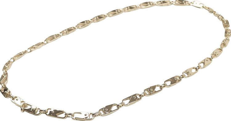 Ambush Metal Sling Snap Necklace Silver