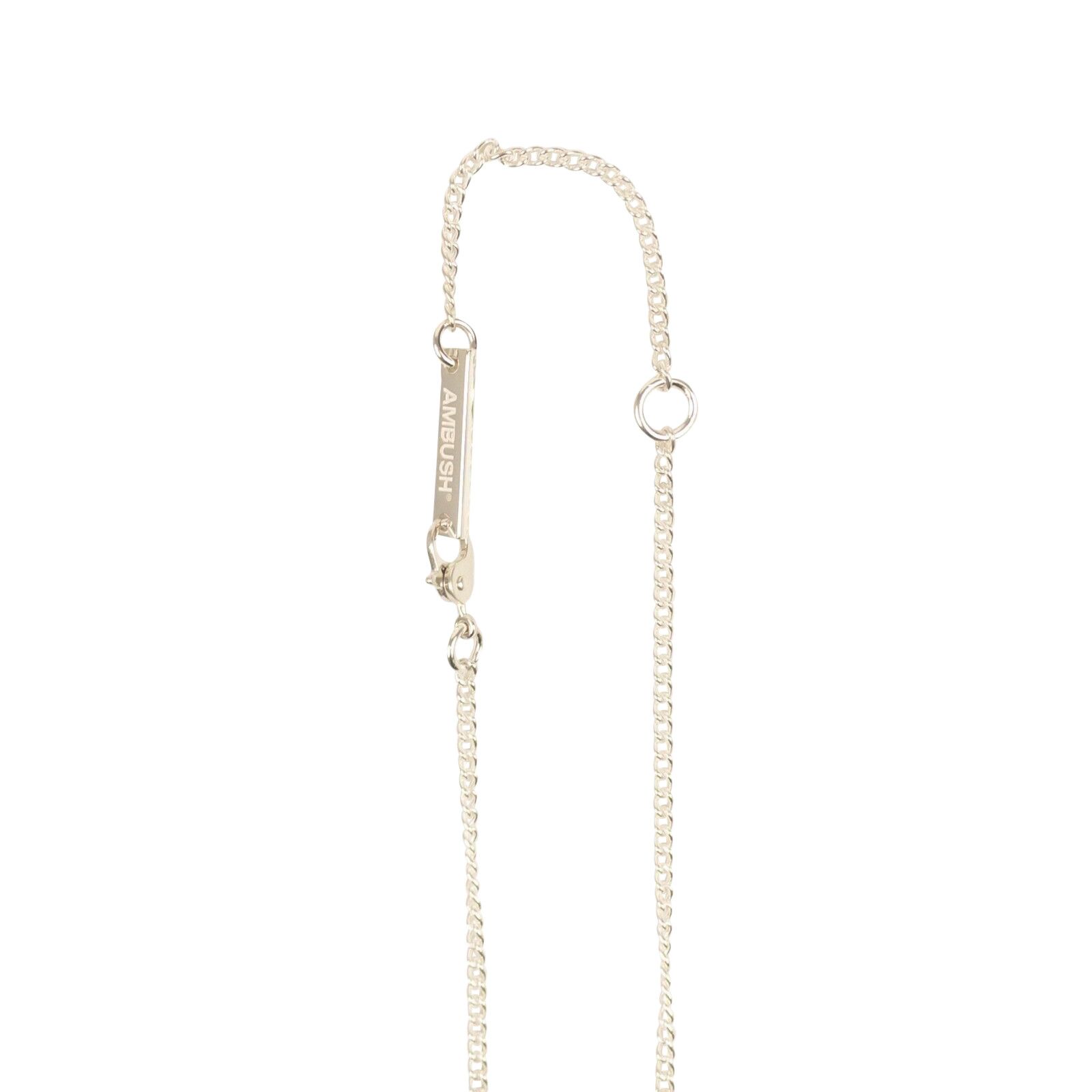★AMBUSH★ Phil Charm Necklace 2 Necklace Silver Black 12112 Buy Ambush Metal Pill Charm Necklace 'Silver/Black