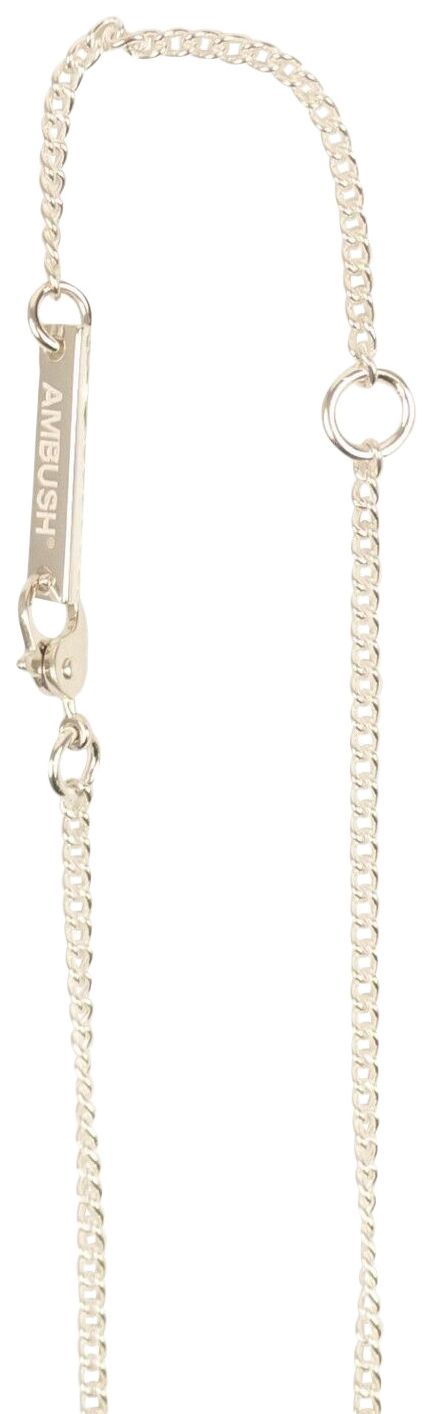 Ambush Metal Pill Charm Necklace SilverBlack